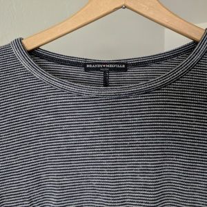 Brandy Melville striped crop top